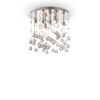 Lampada Da Soffitto Moonlight Pl8 Cromo Ideal-Lux