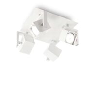 Lampada Da Soffitto Mouse Pl4 Bianco Ideal-Lux