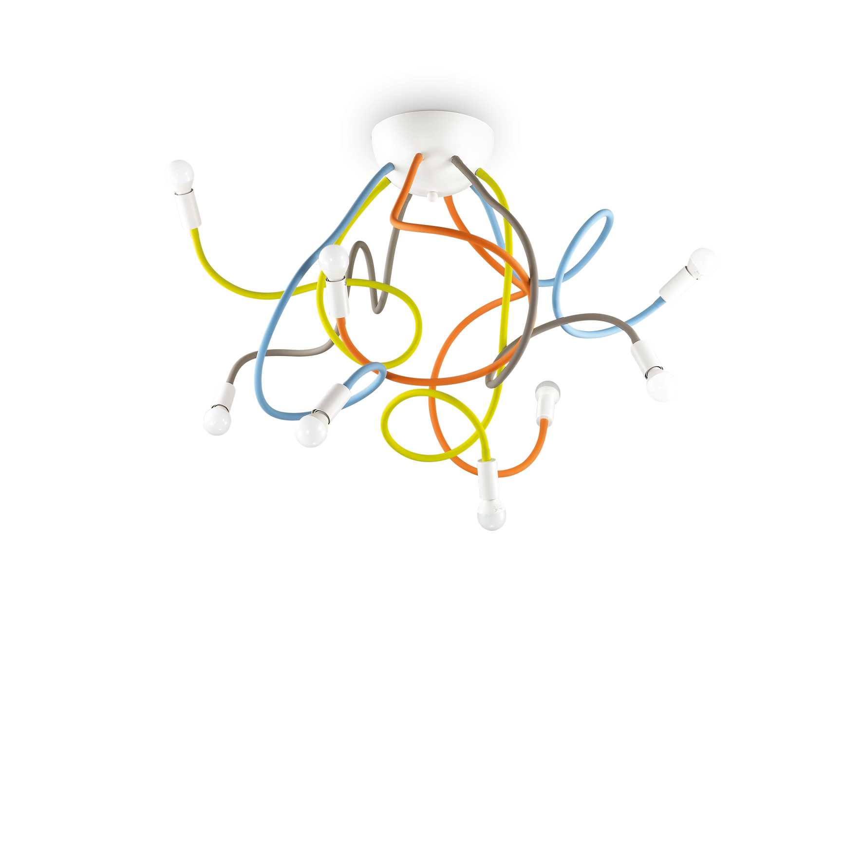 Lampada Da Soffitto Multiflex Pl8 Color Ideal-Lux