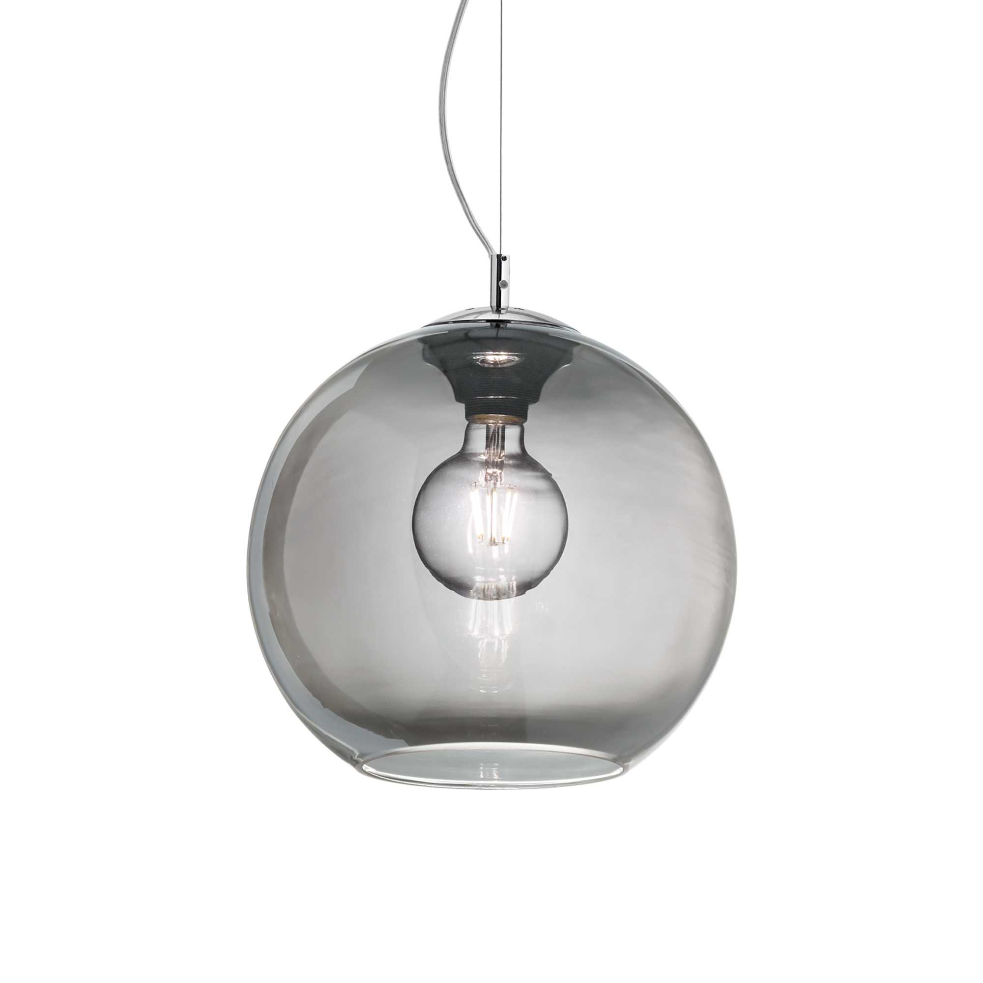 Lampada A Sospensione Nemo Sp1 D40 Fume' Ideal-Lux