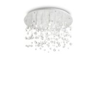 Lampada Da Soffitto Neve Pl12 Bianco Ideal-Lux