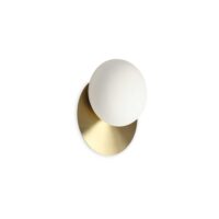 Lampada Da Parete Ninfea Ap1 Ottone Ideal-Lux