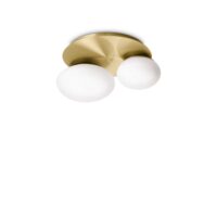 Lampada Da Soffitto Ninfea Pl2 Ottone Ideal-Lux