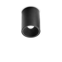 Lampada Da Soffitto Nitro Pl Round D08 Nero Ideal-Lux