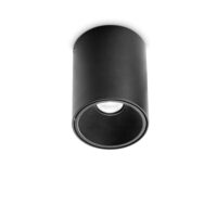 Lampada Da Soffitto Nitro Pl Round D09 Nero Ideal-Lux
