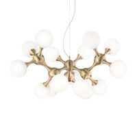 Lampada A Sospensione Nodi Sp15 Ottone Ideal-Lux