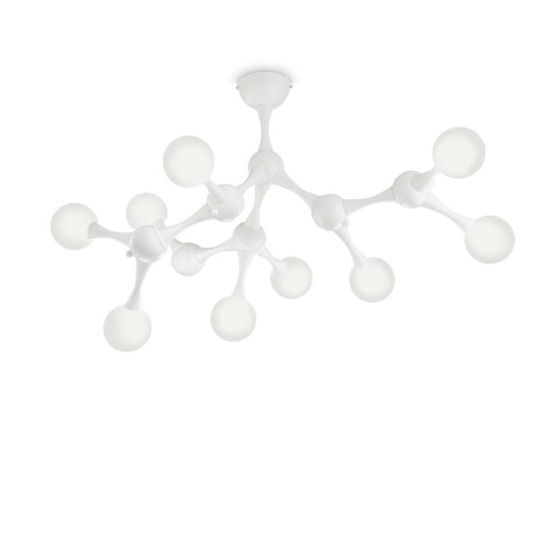 Lampada Da Soffitto Nodino Pl9 Bianco Ideal-Lux
