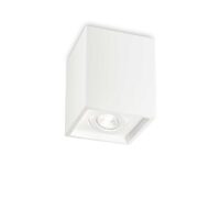 Lampada Da Soffitto Oak Pl1 Square Bianco Ideal-Lux