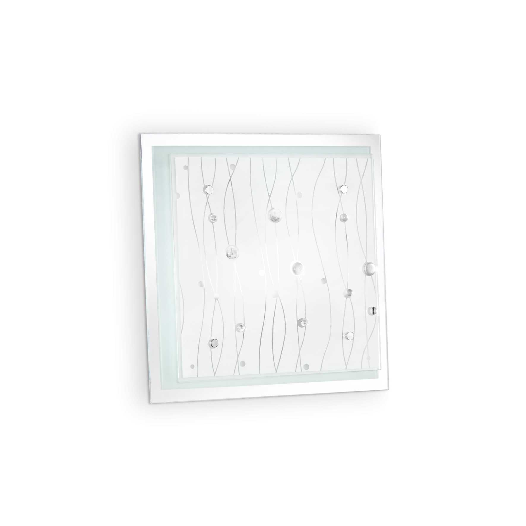 Lampada Da Soffitto Ocean Pl2 Trasparente Ideal-Lux
