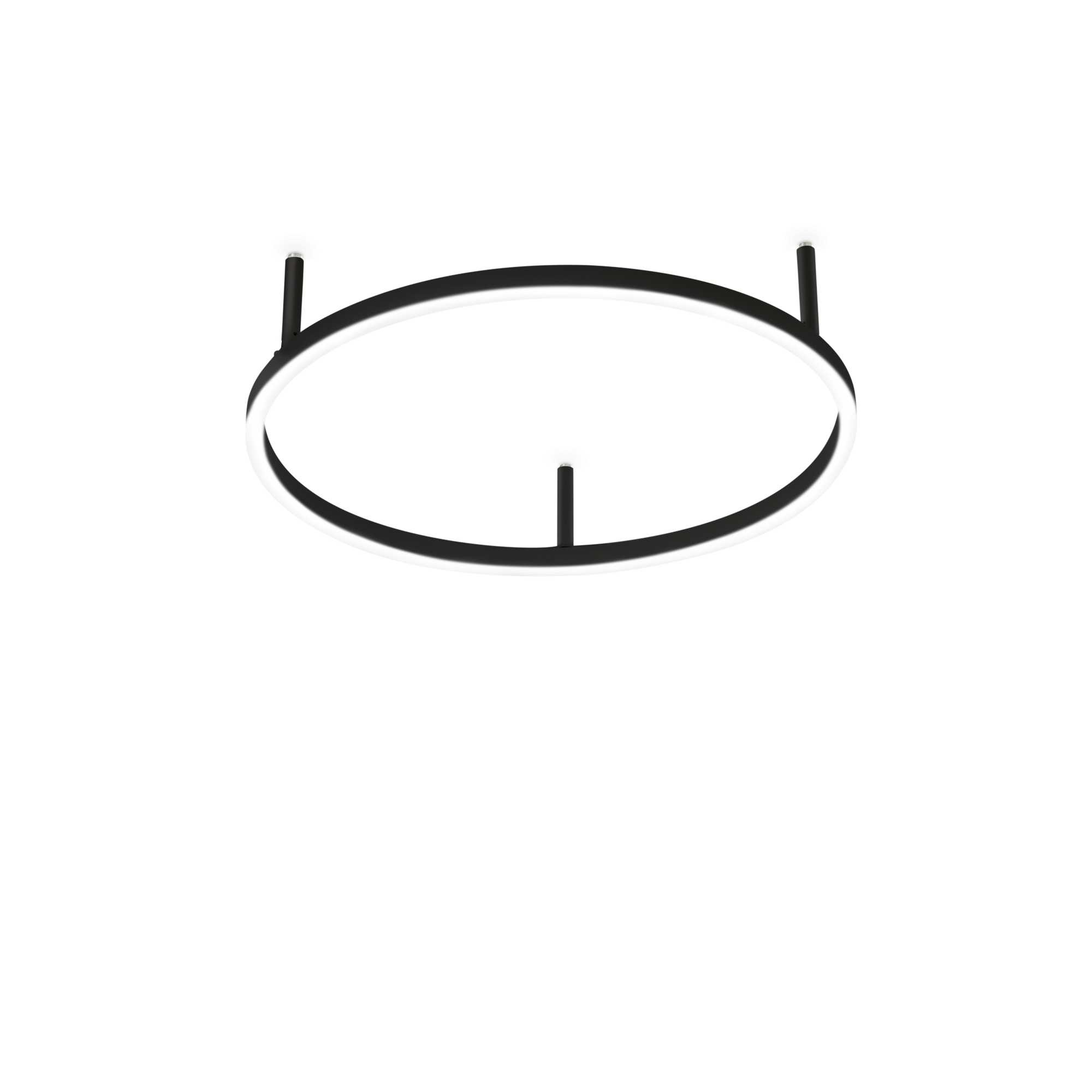 Lampada Da Soffitto Oracle Slim Pl D050 Round 3000K On-Off Bk Ideal-Lux