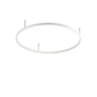 Lampada Da Soffitto Oracle Slim Pl D070 Round 3000K On-Off Wh Ideal-Lux
