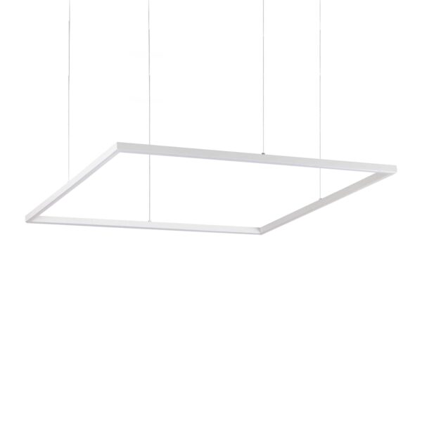 Lampada A Sospensione Oracle Slim Sp D090 Square 3000K On-Off Wh Ideal-Lux