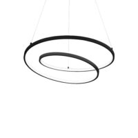 Lampada A Sospensione Oz Sp D60 On-Off Nero Ideal-Lux