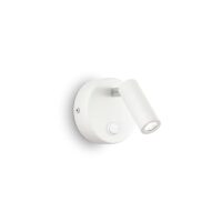 Lampada Da Parete Page Ap Round Bianco Ideal-Lux