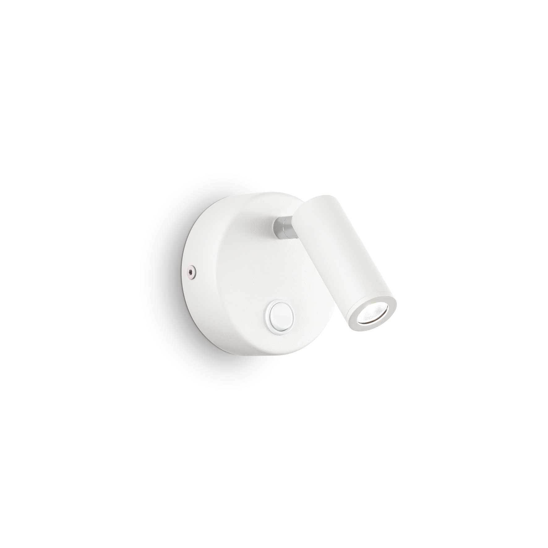 Lampada Da Parete Page Ap Round Bianco Ideal-Lux