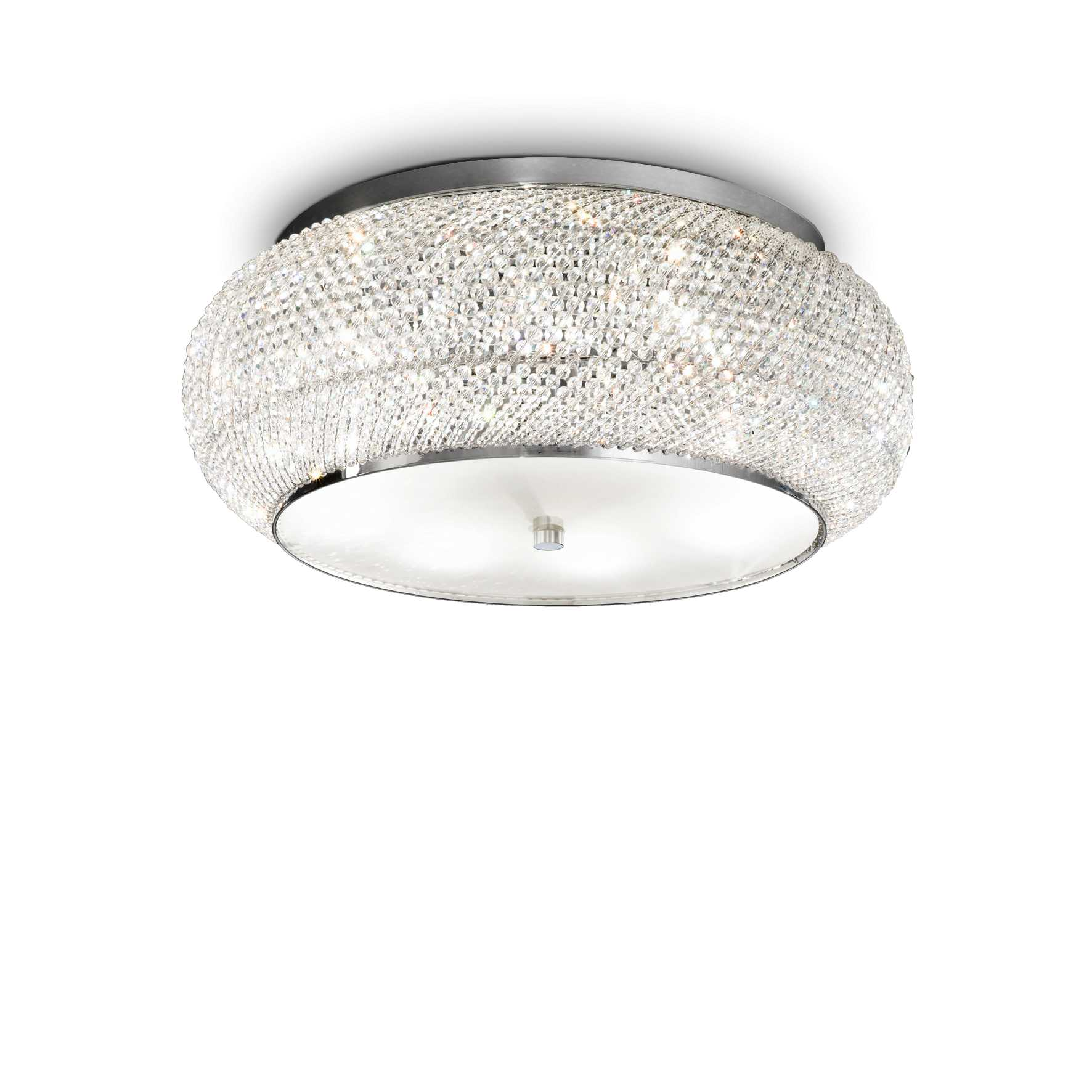 Lampada Da Soffitto Pasha' Pl10 Cromo Ideal-Lux