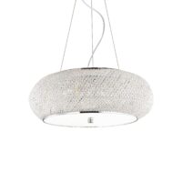 Lampada A Sospensione Pasha' Sp10 Cromo Ideal-Lux