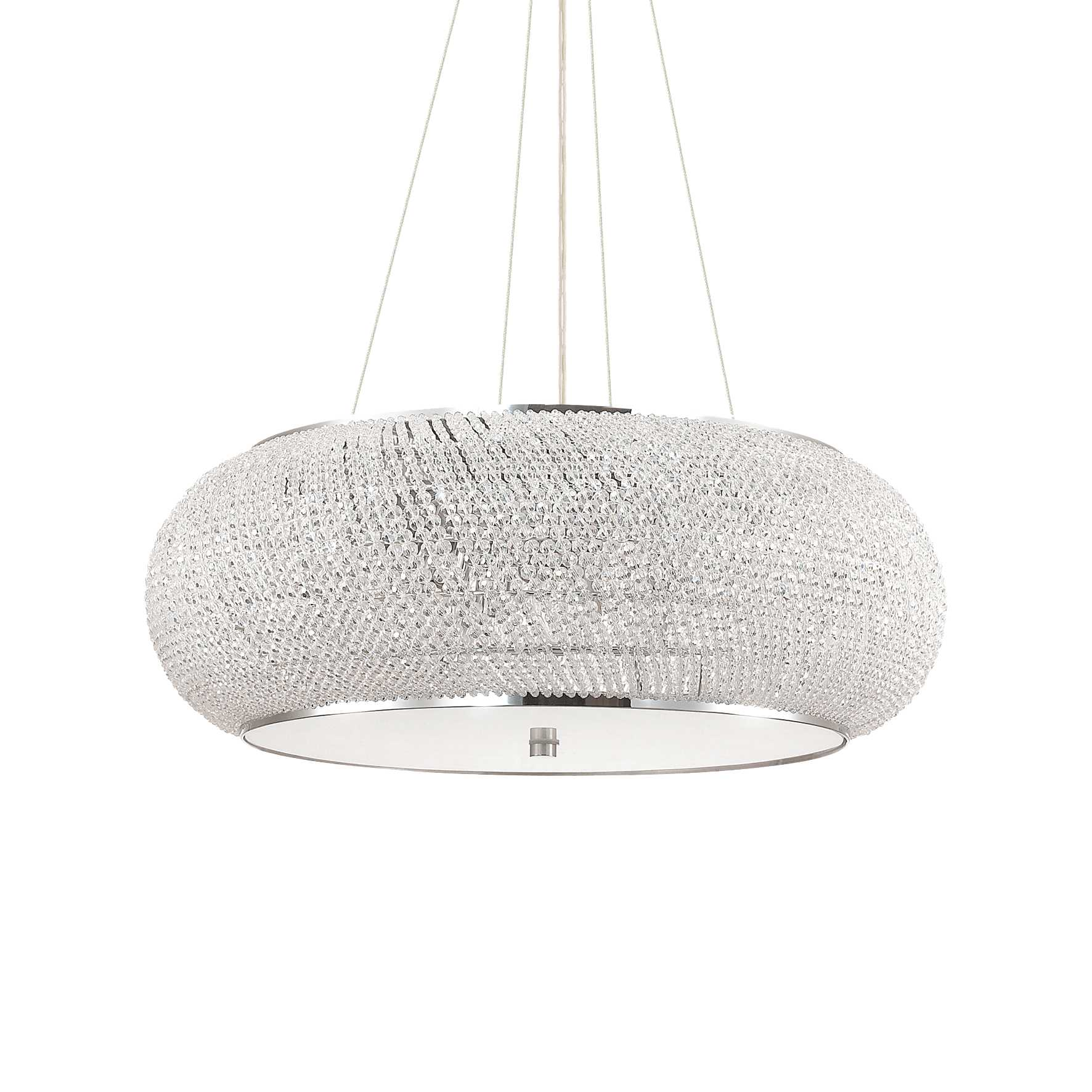 Lampada A Sospensione Pasha' Sp14 Cromo Ideal-Lux