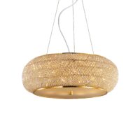 Lampada A Sospensione Pasha' Sp14 Oro Ideal-Lux