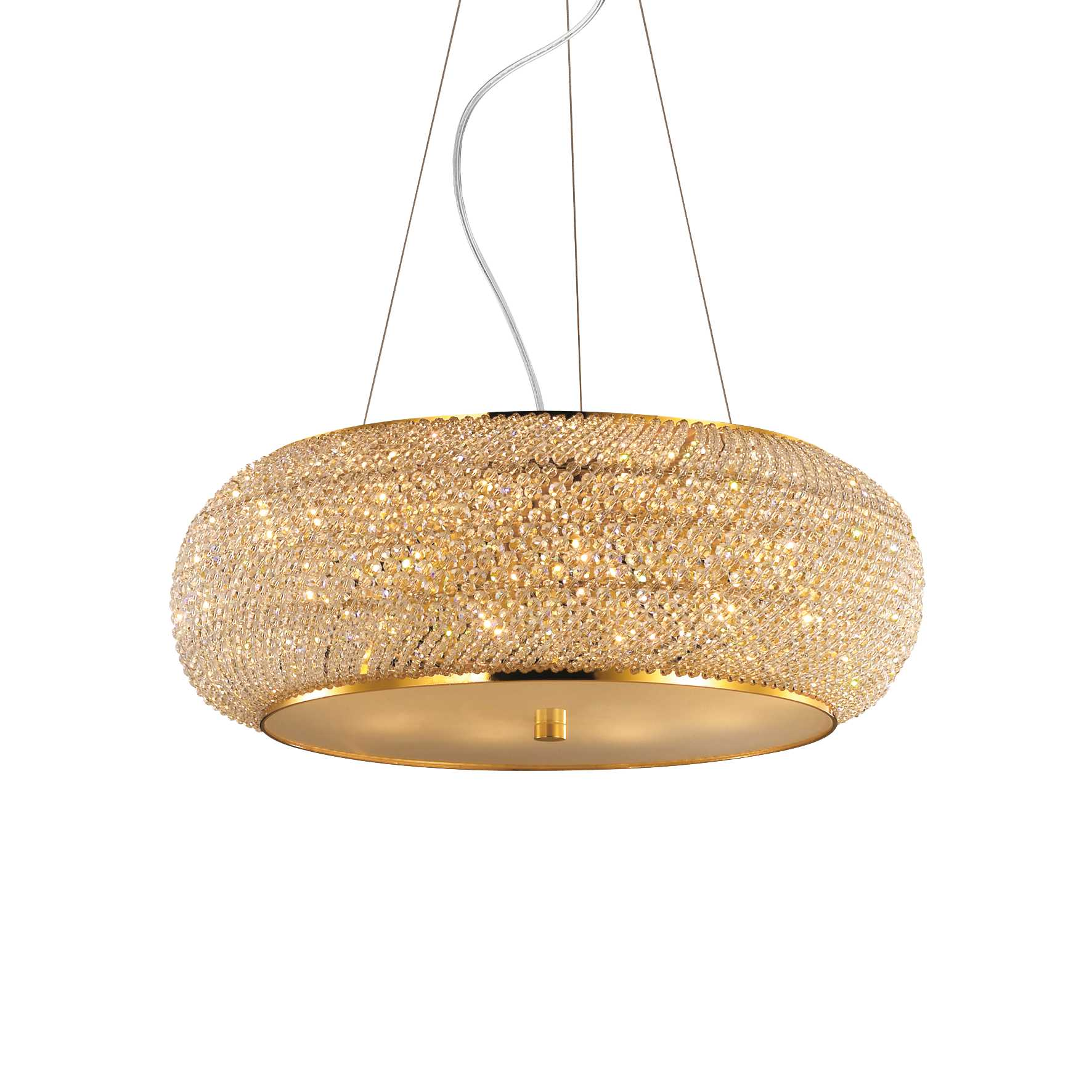 Lampada A Sospensione Pasha' Sp14 Oro Ideal-Lux