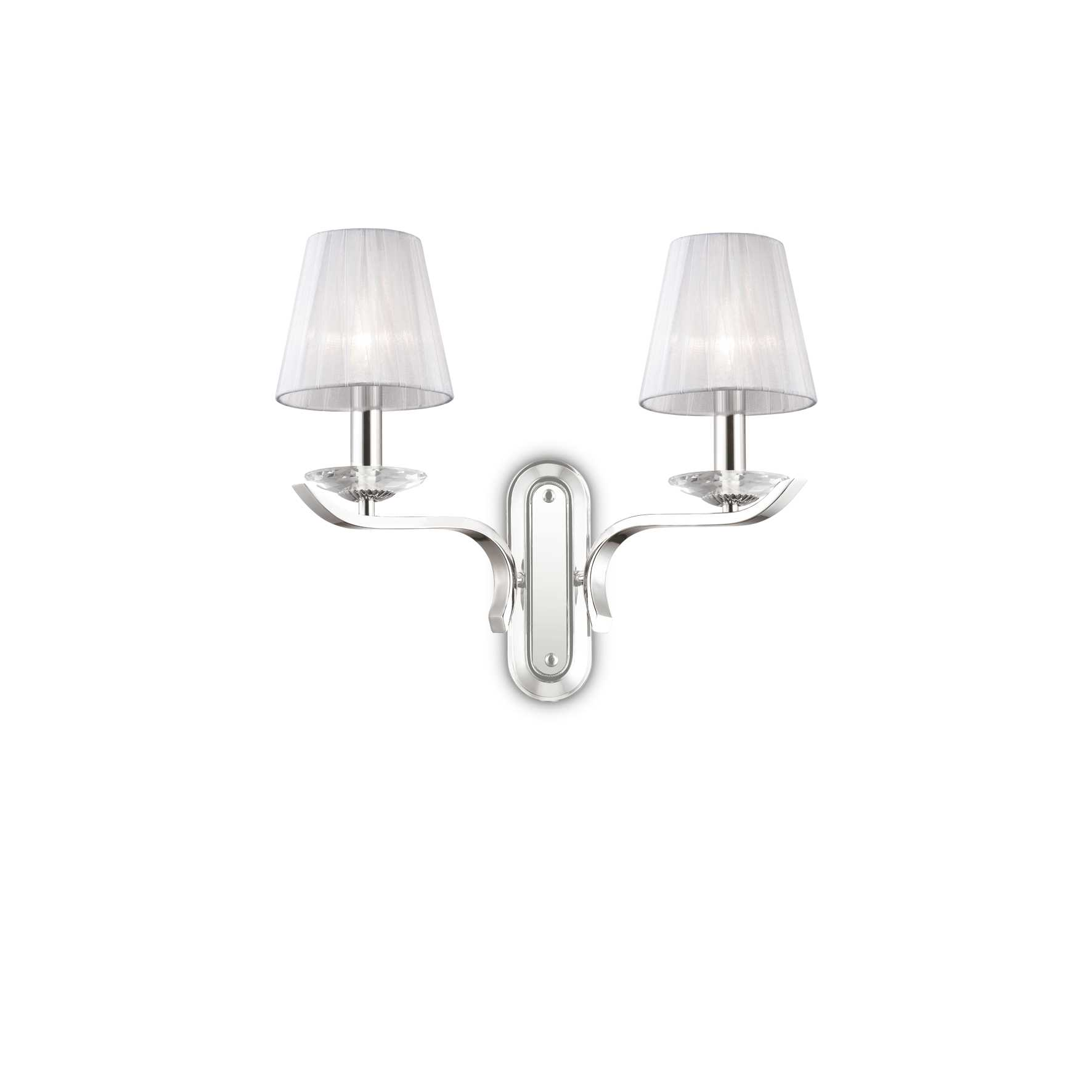 Lampada Da Parete Pegaso Ap2 Bianco Ideal-Lux