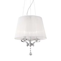 Lampada A Sospensione Pegaso Sp3 Bianco Ideal-Lux