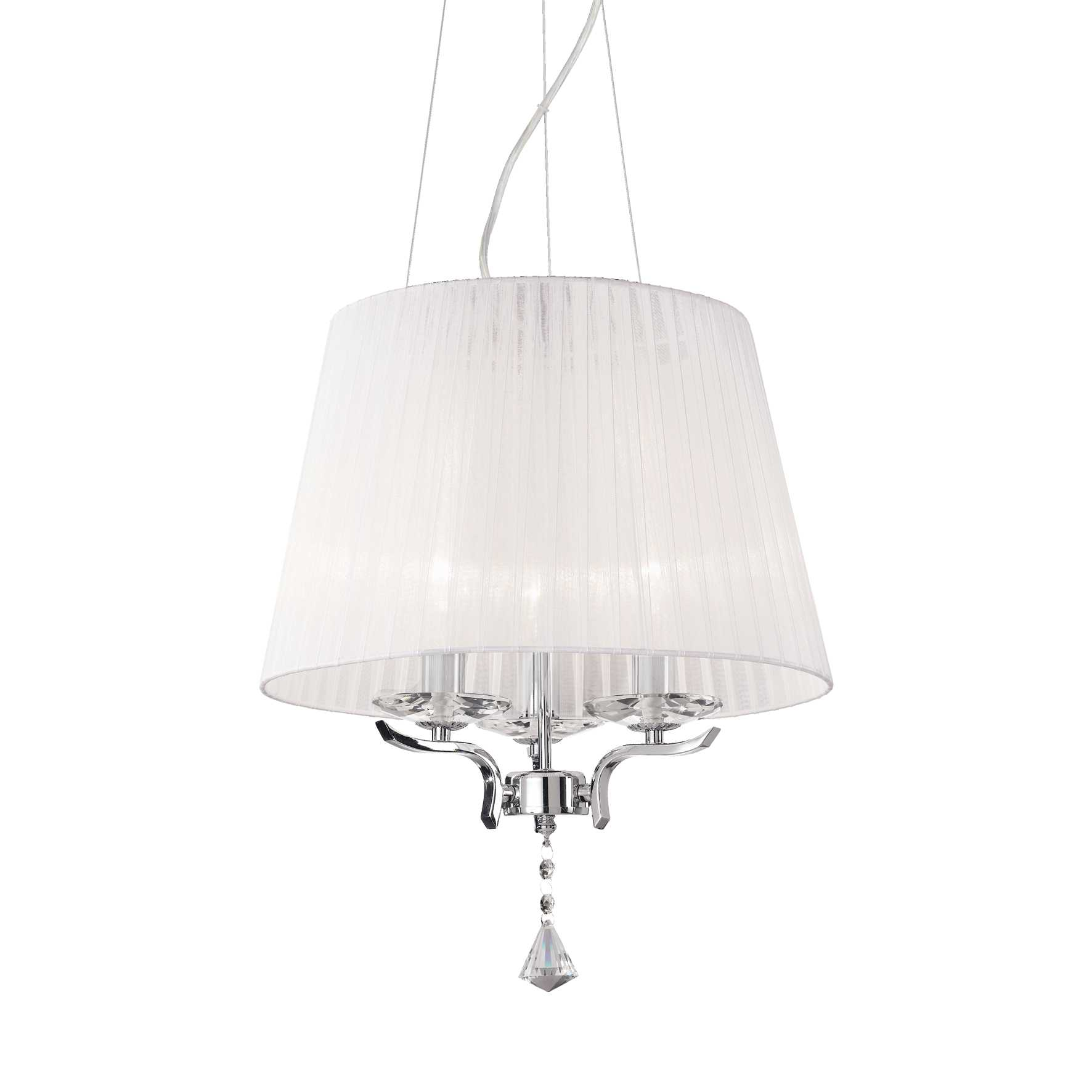 Lampada A Sospensione Pegaso Sp3 Bianco Ideal-Lux