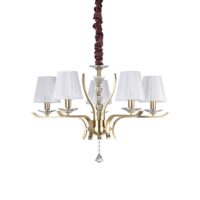 Lampada A Sospensione Pegaso Sp5 Ottone Ideal-Lux