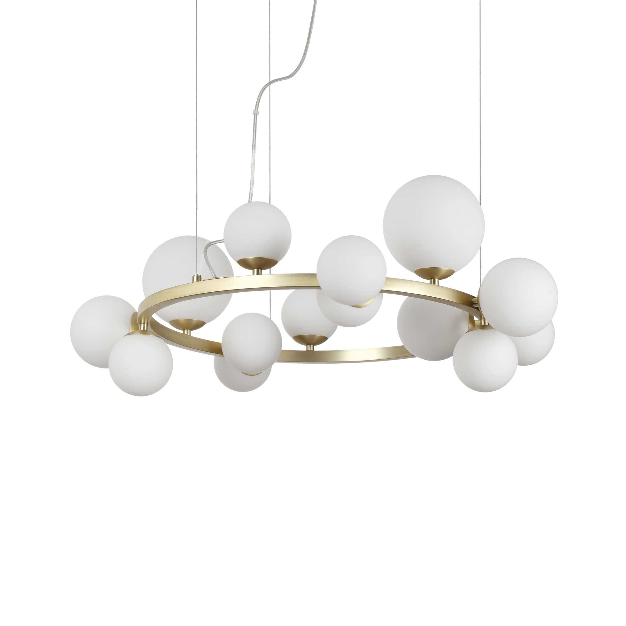Lampada A Sospensione Perlage Sp14 Bianco Ideal-Lux