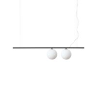 Lampada A Sospensione Perline Sp2 Nero Ideal-Lux