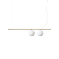 Lampada A Sospensione Perline Sp2 Ottone Ideal-Lux