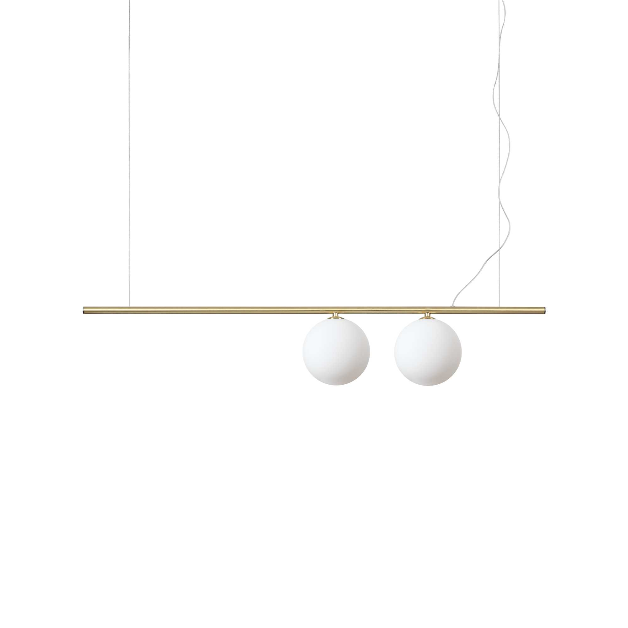 Lampada A Sospensione Perline Sp2 Ottone Ideal-Lux