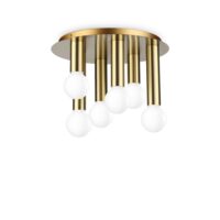 Lampada Da Soffitto Petit Pl6 Ottone Ideal-Lux