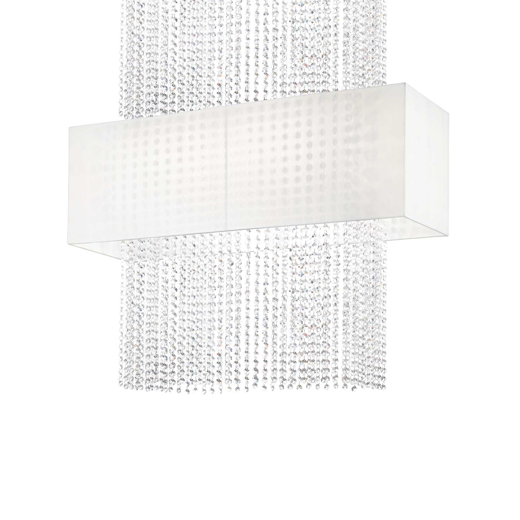 Lampada A Sospensione Phoenix Sp5 Bianco Ideal-Lux