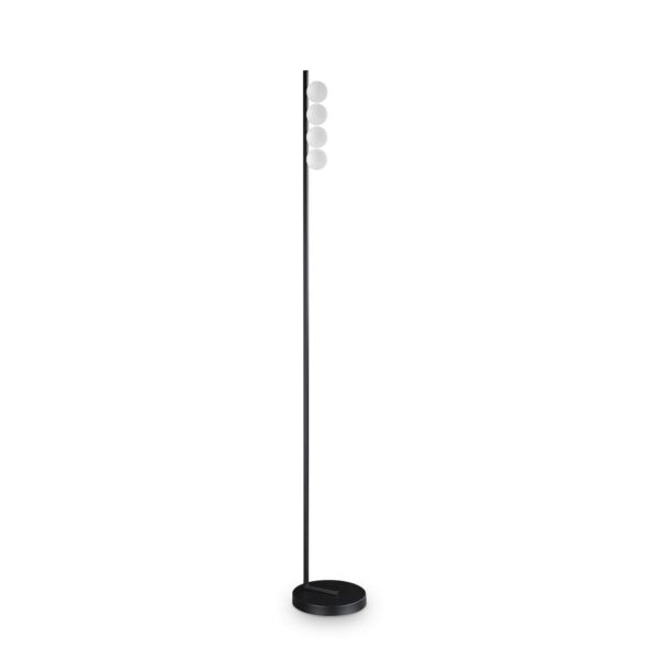 Lampada Da Terra Ping Pong Pt4 Nero Ideal-Lux