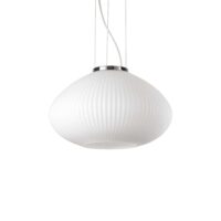 Lampada A Sospensione Plisse' Sp1 D35 Cromo Ideal-Lux
