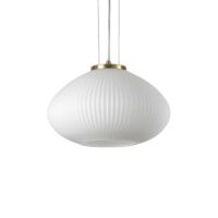 Lampada A Sospensione Plisse' Sp1 D35 Ottone Ideal-Lux