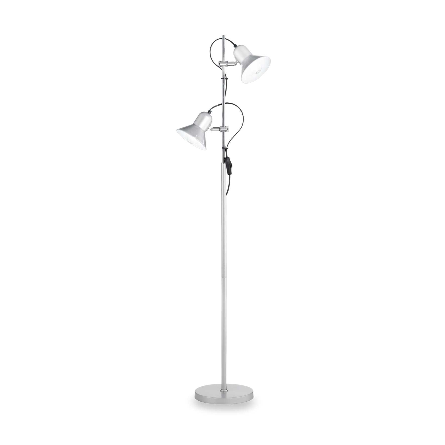 Lampada Da Terra Polly Pt2 Argento Ideal-Lux