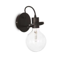Lampada Da Parete Radio Ap1 Nero Ideal-Lux