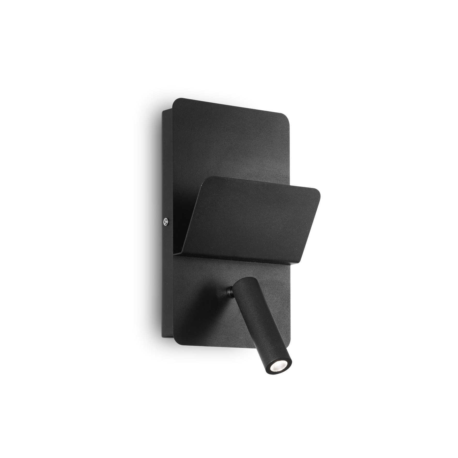 Lampada Da Parete Read Ap Nero Ideal-Lux