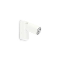 Lampada Da Parete Rudy Ap1 Round Bianco Ideal-Lux