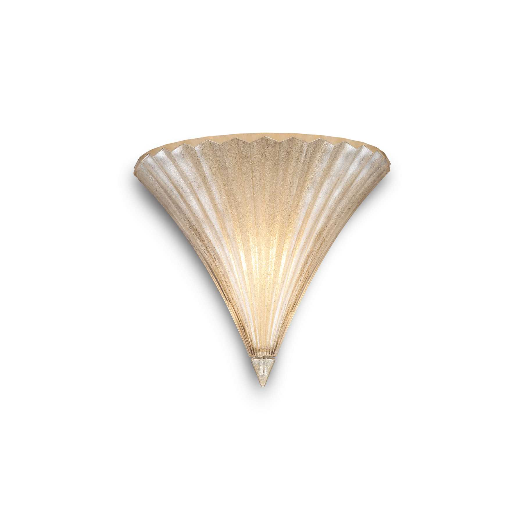 Lampada Da Parete Santa Ap1 Small Oro Ideal-Lux