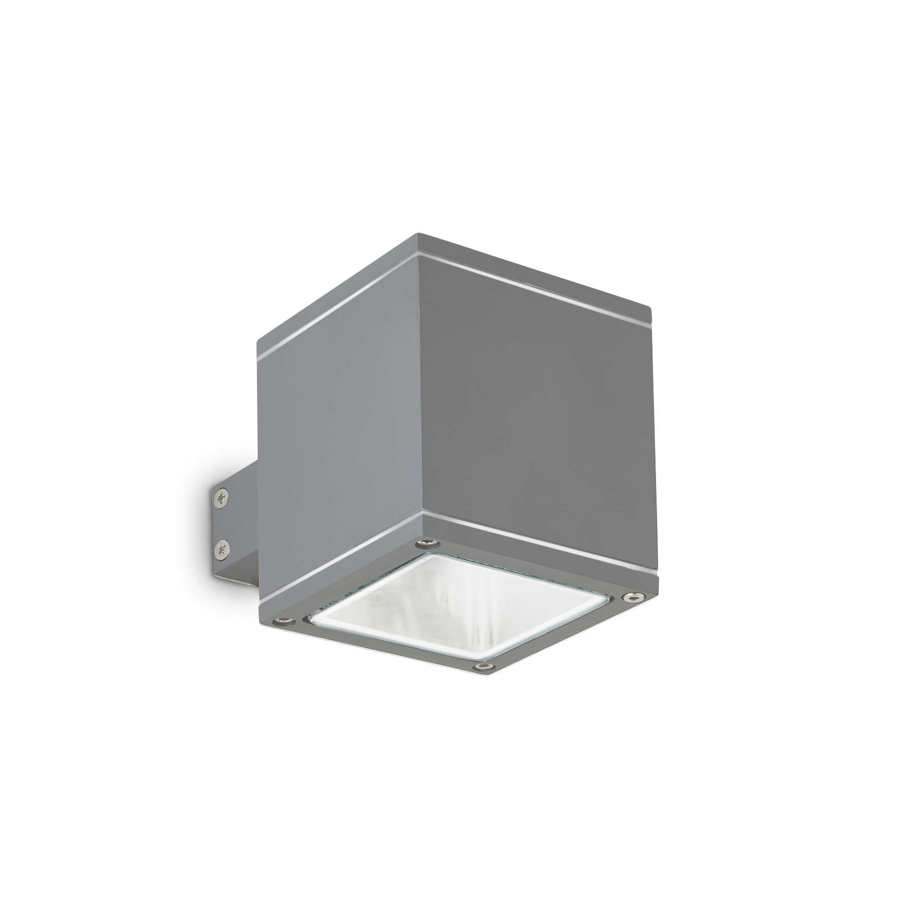 Lampada Da Parete Snif Ap1 Square Antracite Ideal-Lux