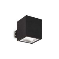 Lampada Da Parete Snif Ap1 Square Nero Ideal-Lux