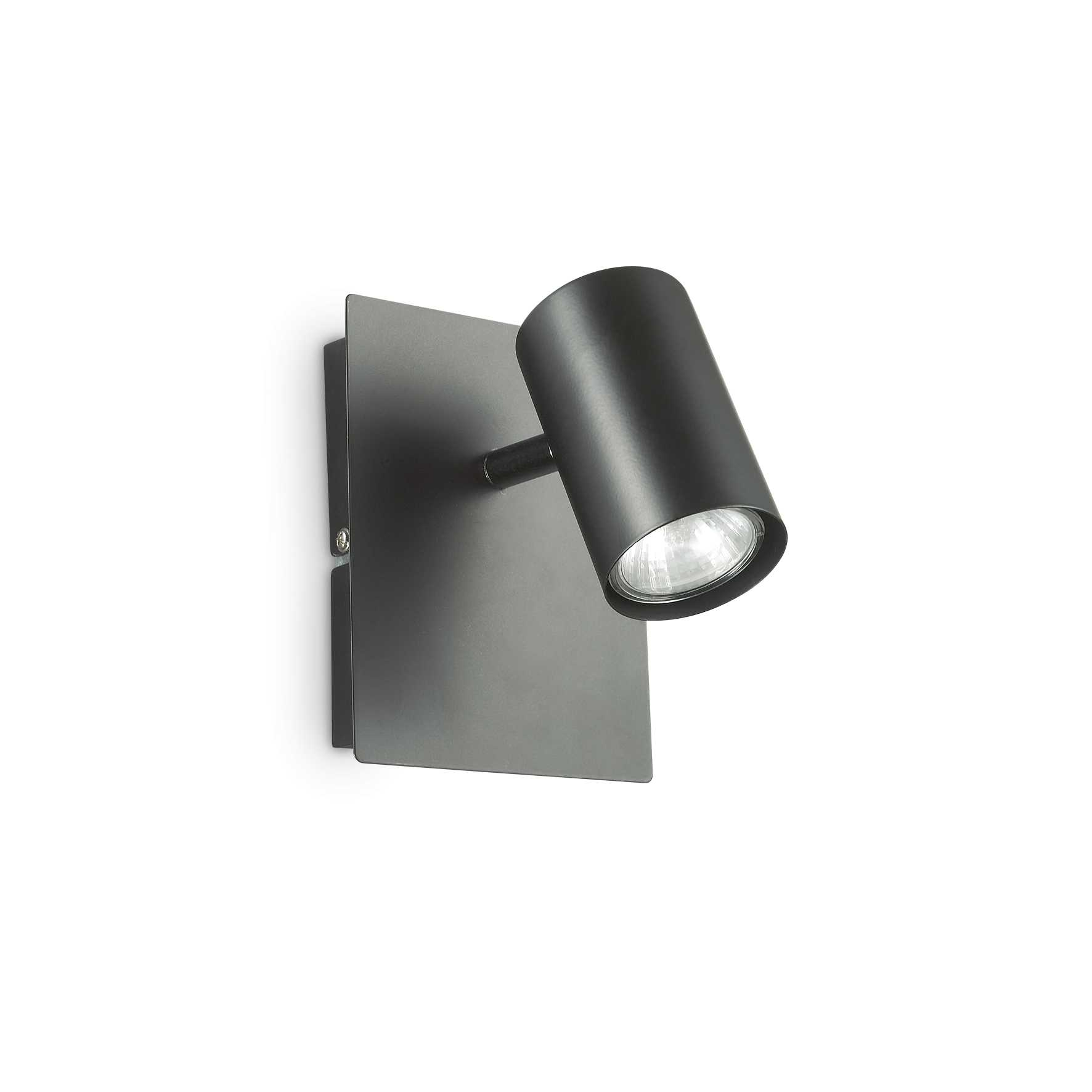 Lampada Da Parete Spot Ap1 Nero Ideal-Lux