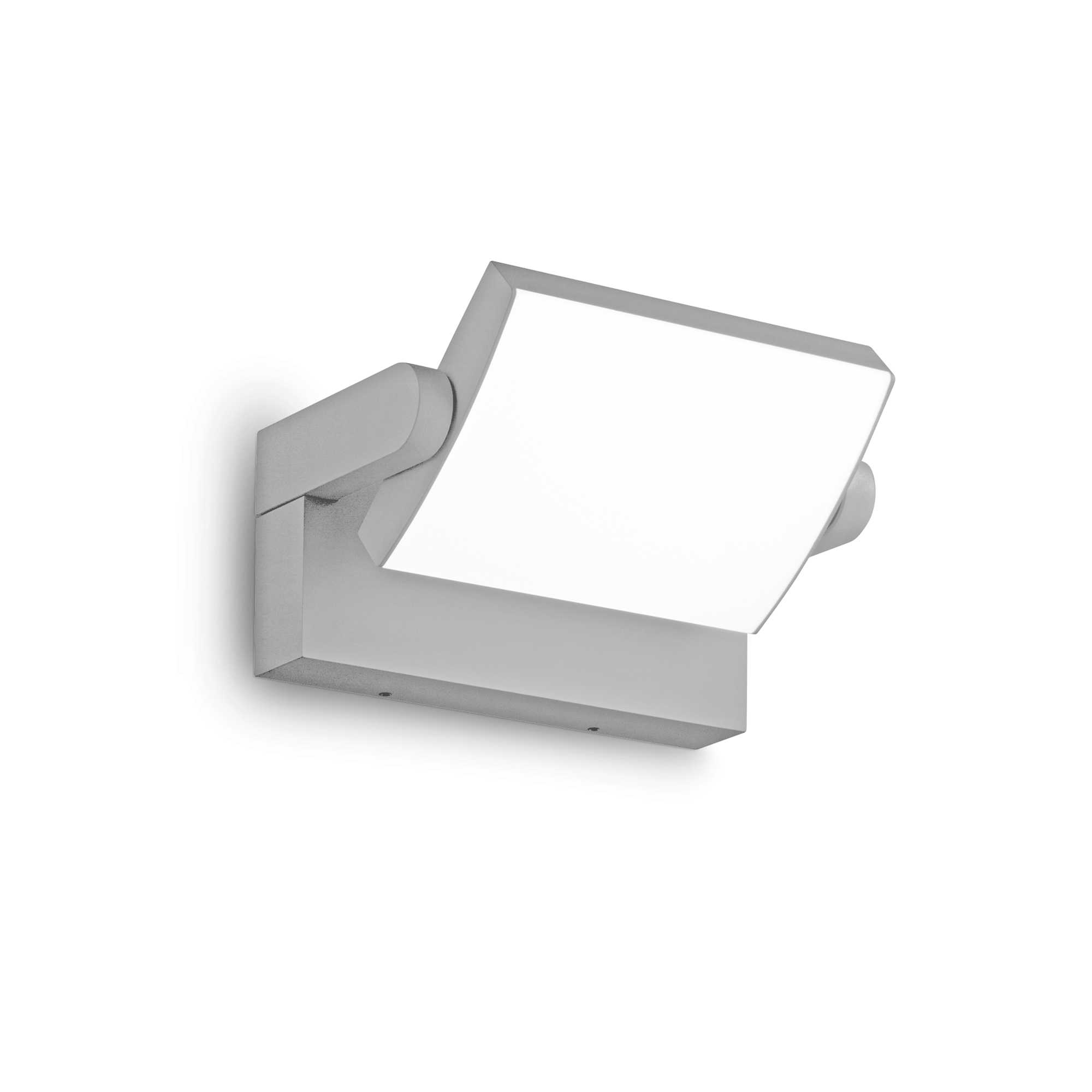 Lampada Da Parete Swipe Ap Grigio Ideal-Lux