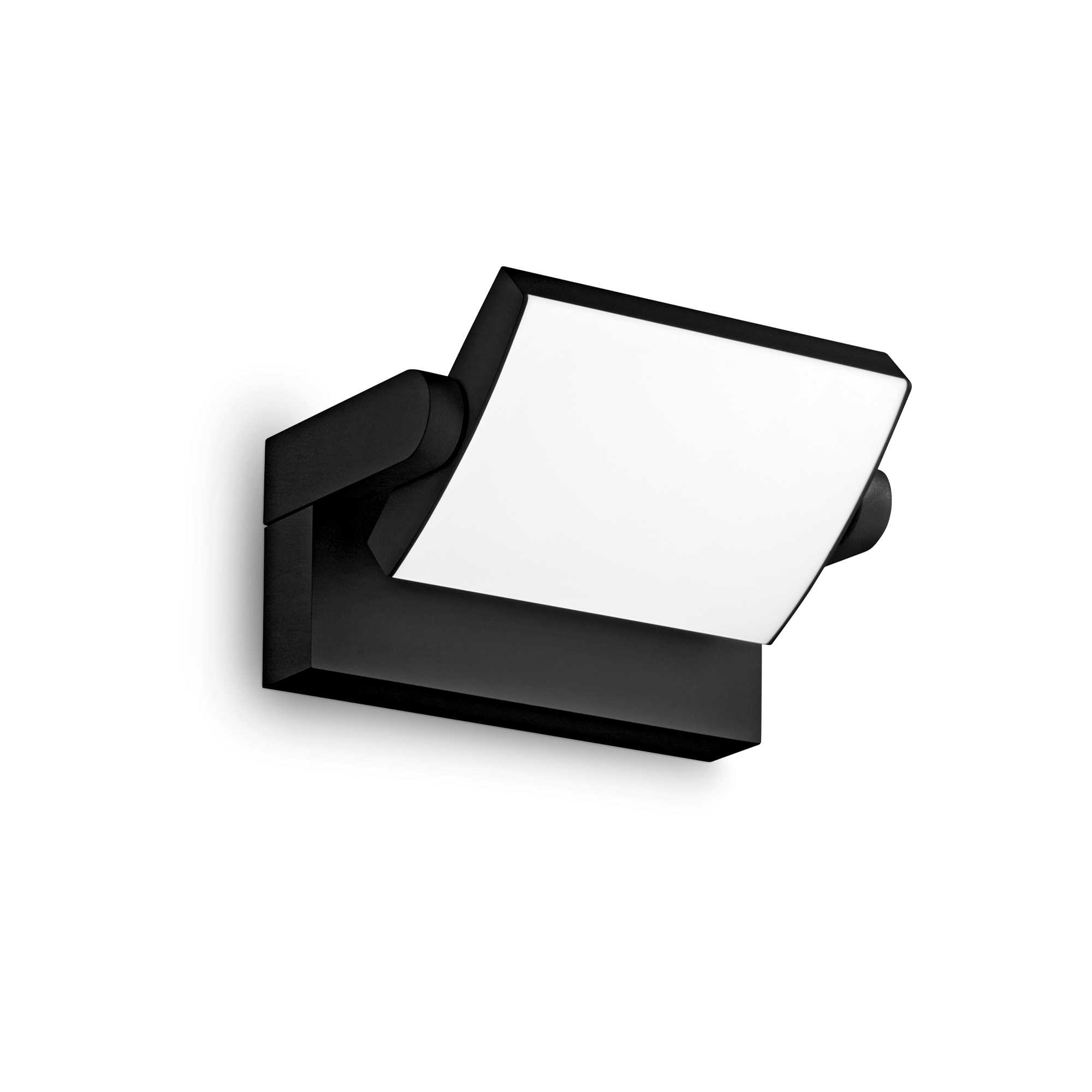 Lampada Da Parete Swipe Ap Nero Ideal-Lux
