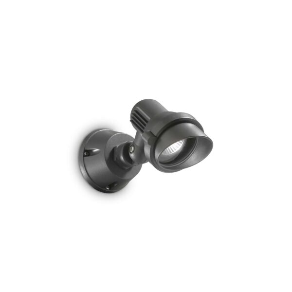 Lampada Da Parete Terra Ap1 Small Antracite Ideal-Lux