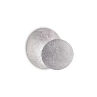 Lampada Da Parete Tick Ap Argento Ideal-Lux