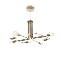 Lampada A Sospensione Triumph Sp8 Ottone Ideal-Lux